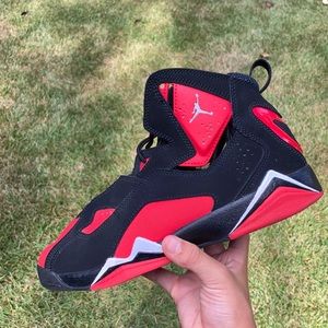 Jordan 7 true flight black and red